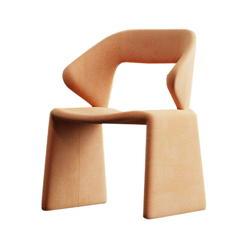 Chaises de restauration et d'accentuation rembourrées et en velours ouvrir en velours pour la maison