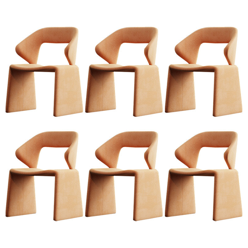 Chaises de restauration et d'accentuation rembourrées et en velours ouvrir en velours pour la maison