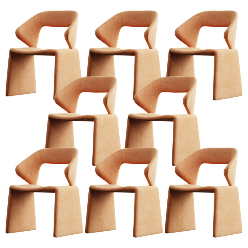 Chaises de restauration et d'accentuation rembourrées et en velours ouvrir en velours pour la maison