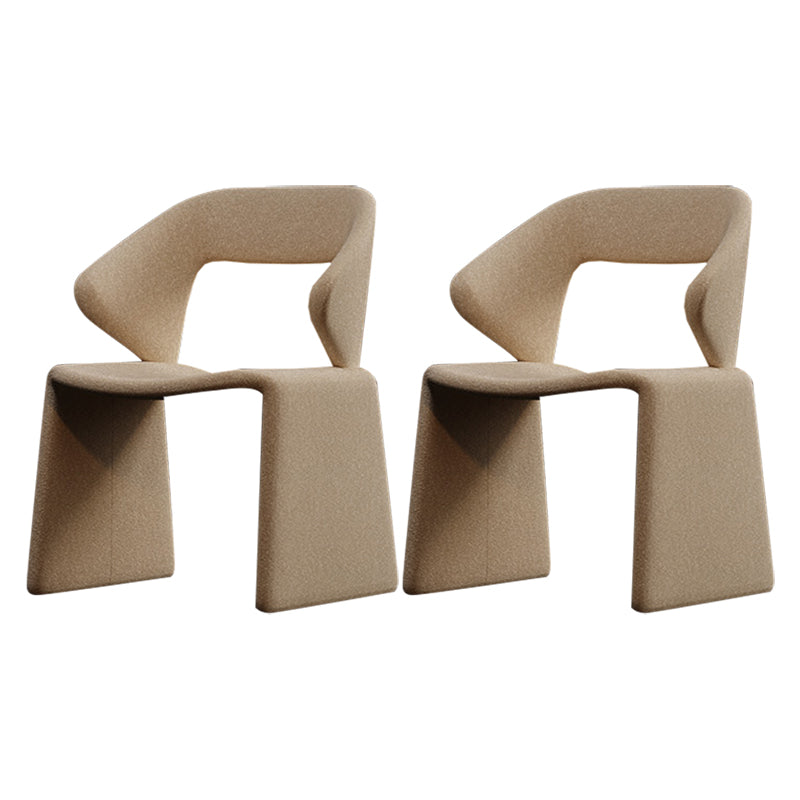 Chaises de restauration et d'accentuation rembourrées et en velours ouvrir en velours pour la maison