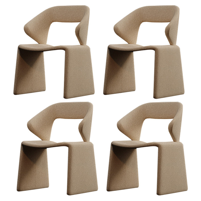 Chaises de restauration et d'accentuation rembourrées et en velours ouvrir en velours pour la maison