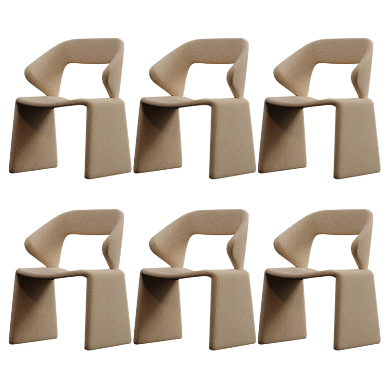 Chaises de restauration et d'accentuation rembourrées et en velours ouvrir en velours pour la maison