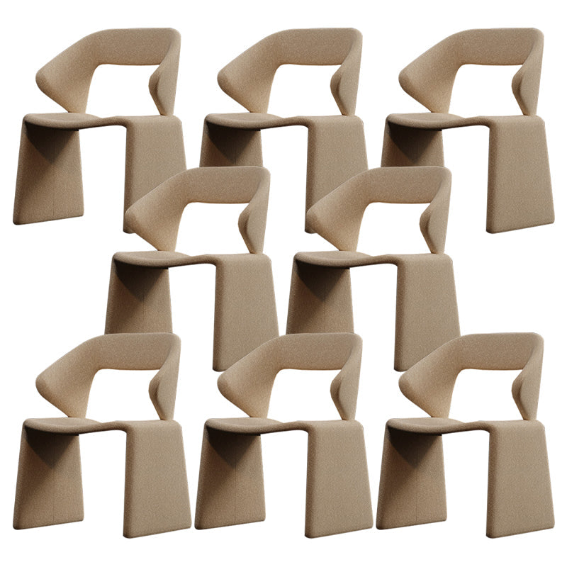 Chaises de restauration et d'accentuation rembourrées et en velours ouvrir en velours pour la maison