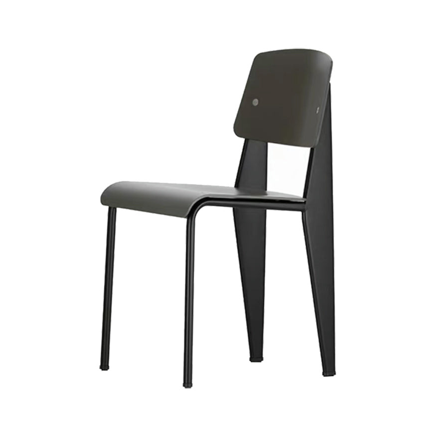Métal et plastique Open Back Modern Side Dining Chairs for Home