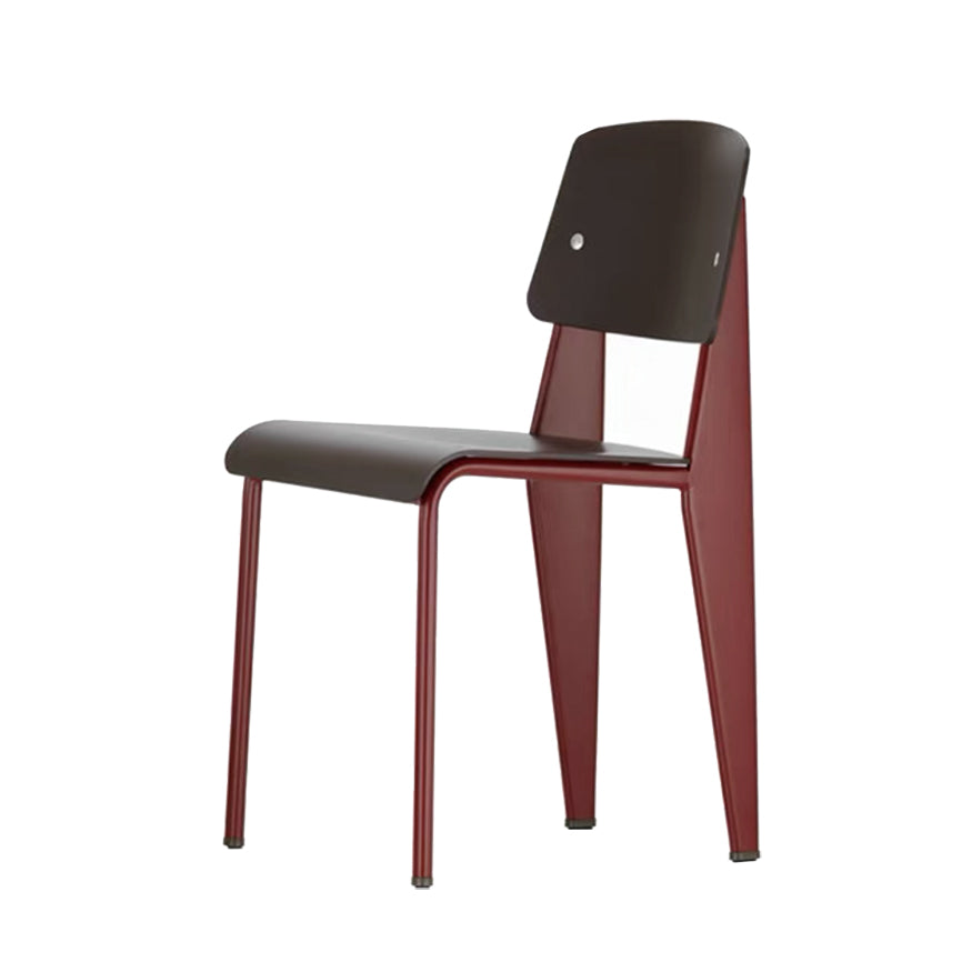Métal et plastique Open Back Modern Side Dining Chairs for Home