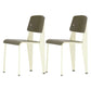 Métal et plastique Open Back Modern Side Dining Chairs for Home