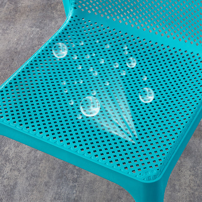 Contemporary Style Low Back Plastic Dining Side Chair for Home Use Clearhalo 'Dining Chairs' 'Dining Tables & Seating' 'dining_chair' 'furn' 'furn_dining_chair' 'Furniture' 'Kitchen & Dining Furniture' 7778382