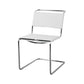 Contemporary Style Open Back Leather Armless Dining Side Chair for Home White 1 Piece Clearhalo 'Dining Chairs' 'Dining Tables & Seating' 'dining_chair' 'furn' 'furn_dining_chair' 'Furniture' 'Kitchen & Dining Furniture' 7778476