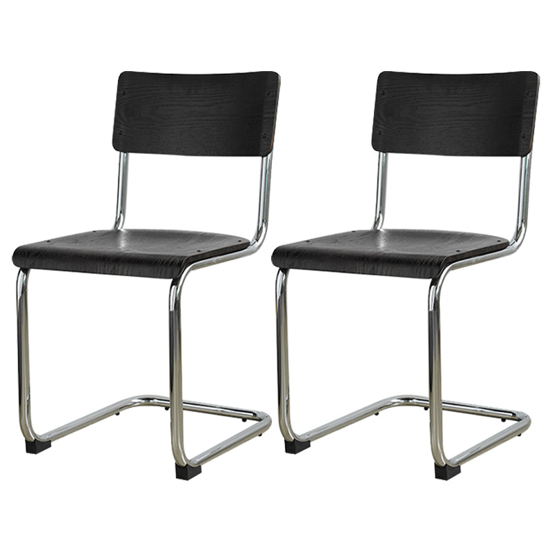 Estilo contemporáneo Silla lateral de comedor de madera de madera abierta para el hogar para el hogar