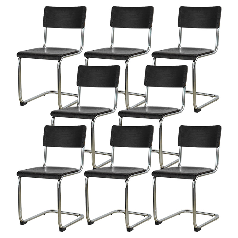 Estilo contemporáneo Silla lateral de comedor de madera de madera abierta para el hogar para el hogar