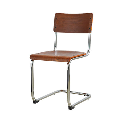 Estilo contemporáneo Silla lateral de comedor de madera de madera abierta para el hogar para el hogar