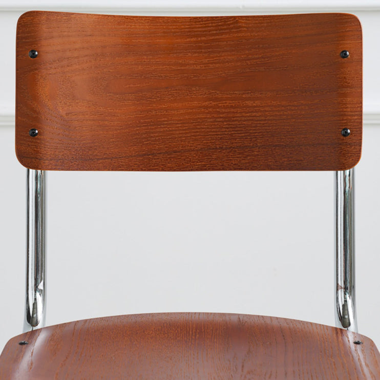 Estilo contemporáneo Silla lateral de comedor de madera de madera abierta para el hogar para el hogar