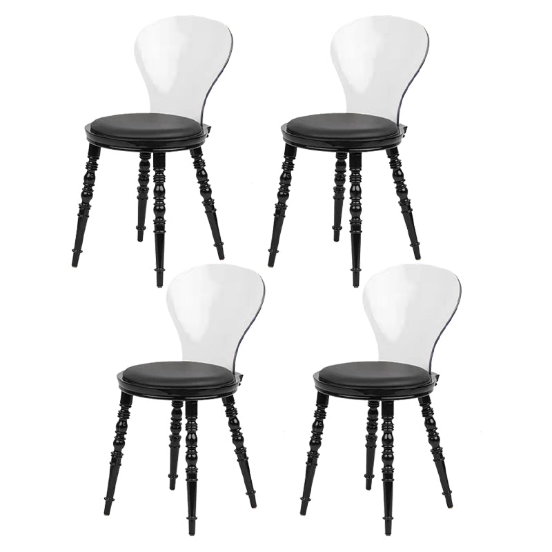 Silla de comedor tapizada de plástico para el comedor moderno