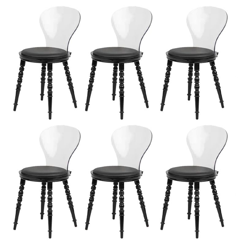 Silla de comedor tapizada de plástico para el comedor moderno