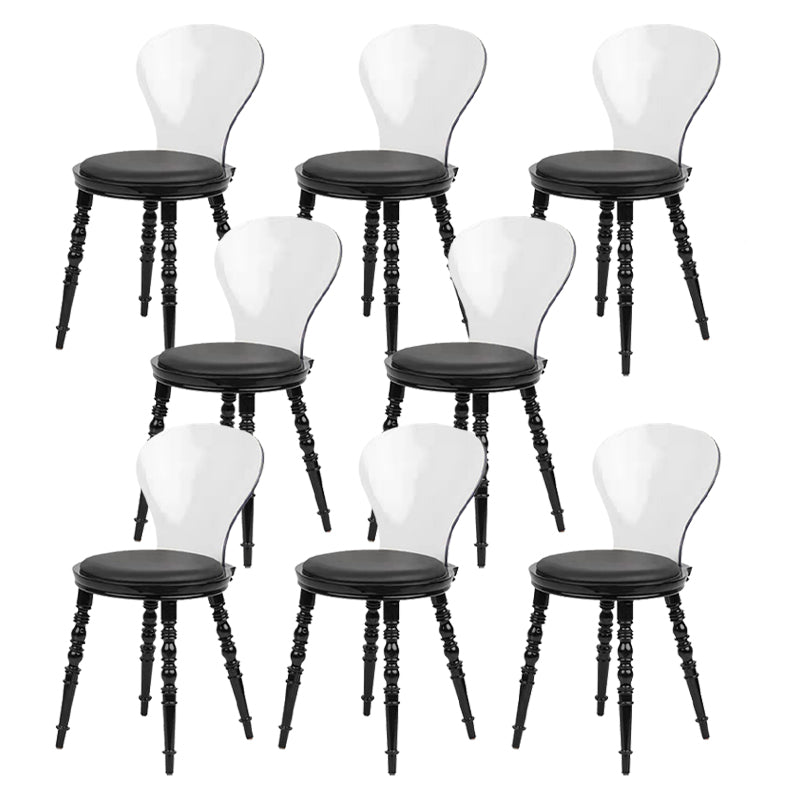 Silla de comedor tapizada de plástico para el comedor moderno