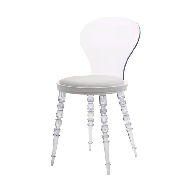 Silla de comedor tapizada de plástico para el comedor moderno