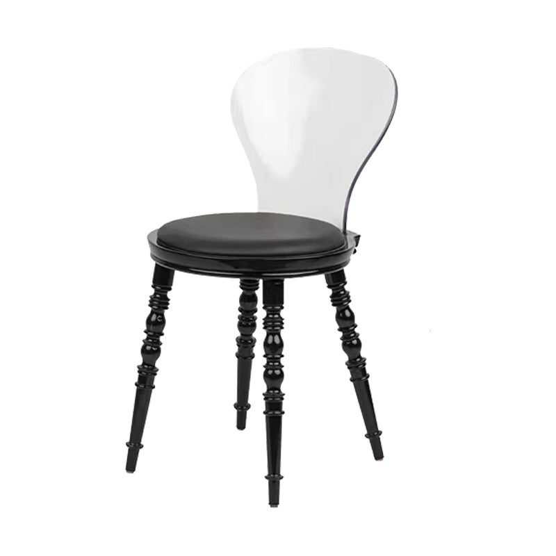 Silla de comedor tapizada de plástico para el comedor moderno