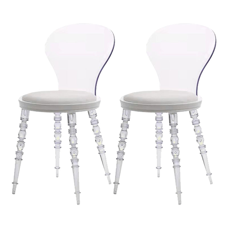 Silla de comedor tapizada de plástico para el comedor moderno