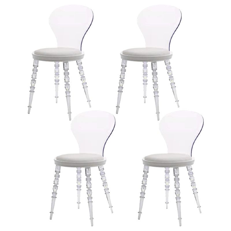 Silla de comedor tapizada de plástico para el comedor moderno