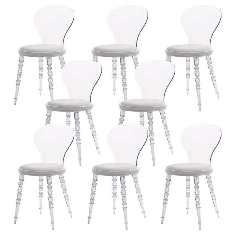 Silla de comedor tapizada de plástico para el comedor moderno