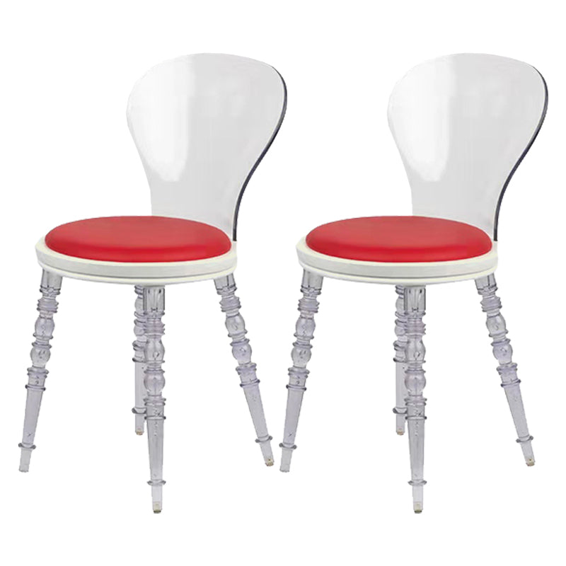 Silla de comedor tapizada de plástico para el comedor moderno