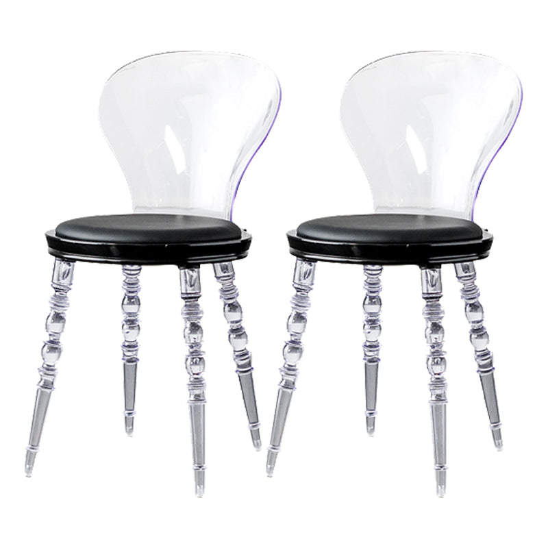 Silla de comedor tapizada de plástico para el comedor moderno