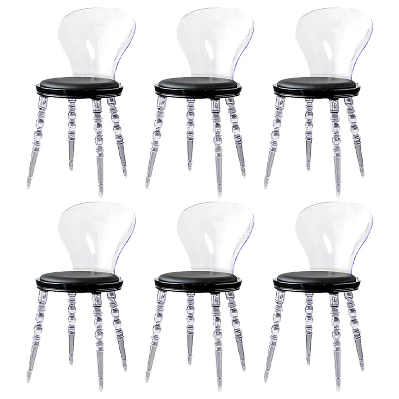 Silla de comedor tapizada de plástico para el comedor moderno