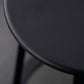 Contemporary Metal Base Backrest Counter High Stool with 4 Legs