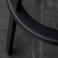 Contemporary Metal Base Backrest Counter High Stool with 4 Legs