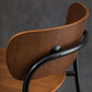Contemporary Backrest Solid Wood and Metal Counter High Stool with 4 Legs Clearhalo 'Bar Furniture' 'Bar Stools' 'bar_stools' 'furn' 'furn_bar_stools' 'Furniture' 'Kitchen & Dining Furniture' 7778842