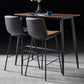 Contemporary Style Low Back Leather Armless Bar Stool with Metal Legs Clearhalo 'Bar Furniture' 'Bar Stools' 'bar_stools' 'furn' 'furn_bar_stools' 'Furniture' 'Kitchen & Dining Furniture' 7778939