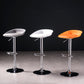 Sgabello da bar regolabile con schienale basso e regolabile in stile moderno con gambe in metallo