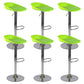 Sgabello da bar regolabile con schienale basso e regolabile in stile moderno con gambe in metallo