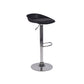 Sgabello da bar regolabile con schienale basso e regolabile in stile moderno con gambe in metallo