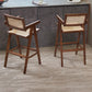 Contemporary Style Low Back Solid Wood Armed Bar Stool for Home Clearhalo 'Bar Furniture' 'Bar Stools' 'bar_stools' 'furn' 'furn_bar_stools' 'Furniture' 'Kitchen & Dining Furniture' 7779228