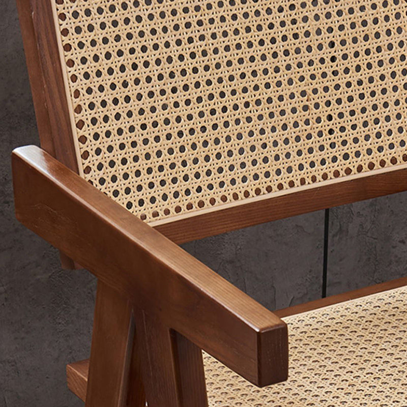 Contemporary Style Low Back Solid Wood Armed Bar Stool for Home Clearhalo 'Bar Furniture' 'Bar Stools' 'bar_stools' 'furn' 'furn_bar_stools' 'Furniture' 'Kitchen & Dining Furniture' 7779238