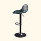 Indoor Industrial Metal Legs Faux Leather Upholstered Bar Stools
