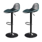 Indoor Industrial Metal Legs Faux Leather Upholstered Bar Stools