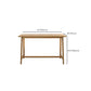1/4 Pieces Modern Rectangle Solid Wood Bar Table with High Stools