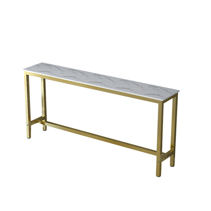 1/4/5 PCs hergestelltes Holzbarset mit Metallhocker für kleine Orte