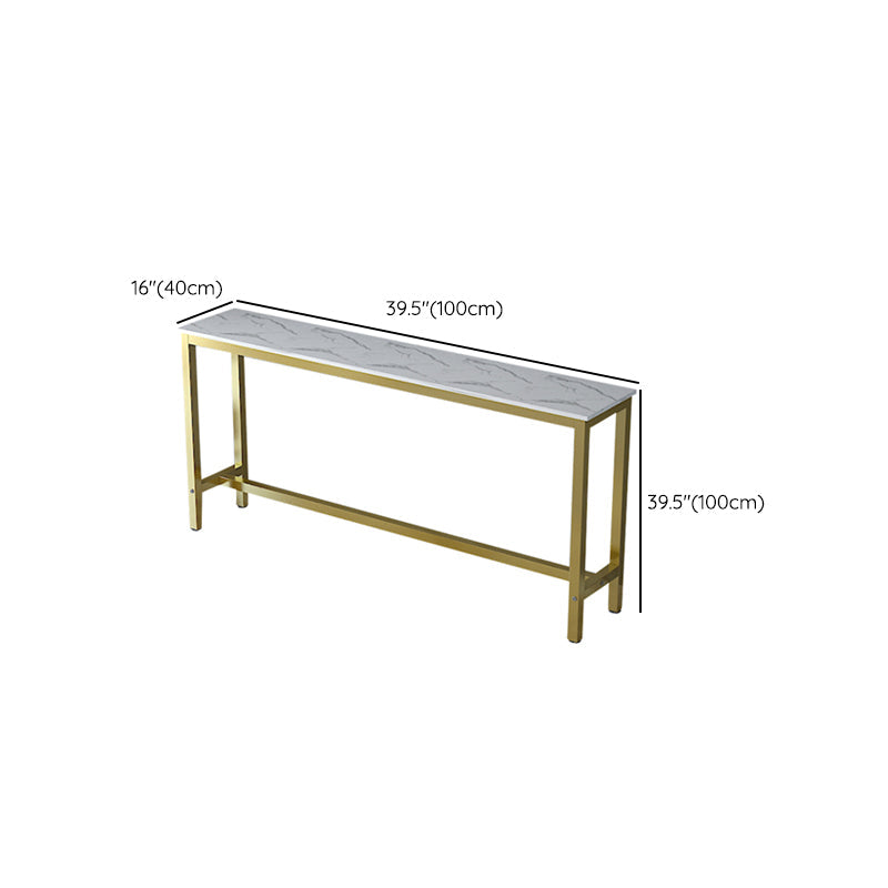 1/4/5 PCs hergestelltes Holzbarset mit Metallhocker für kleine Orte