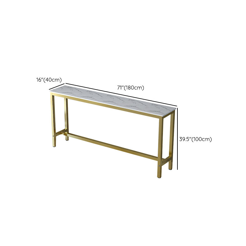 1/4/5 PCs hergestelltes Holzbarset mit Metallhocker für kleine Orte