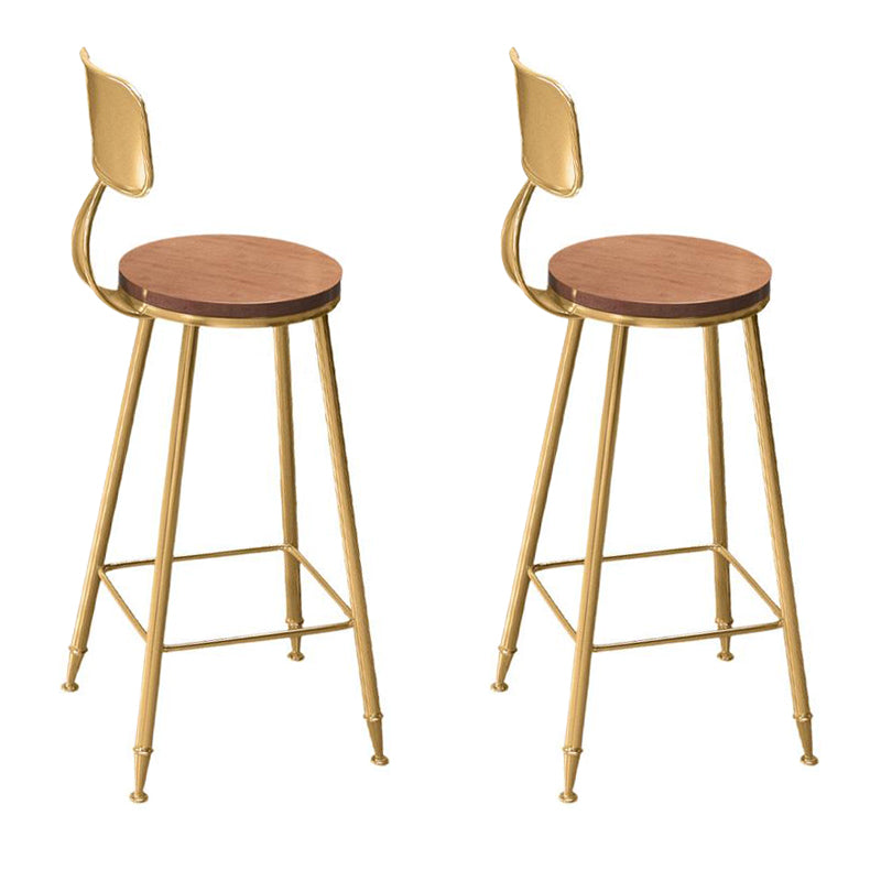 Modem & Contemporary 1/2/3 Pieces Bar Table Set for Living Room Chair(s) Brown Gold 2 Piece Set Clearhalo 'Bar Furniture' 'furn' 'furn_home_bar_bar_sets' 'Furniture' 'Home Bars & Bar Sets' 'home_bar_bar_sets' 'Kitchen & Dining Furniture' 7779367