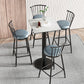 Ensemble de bar PCS 1/2/3/5 moderne avec table de pub carrée et tabourets métalliques pour la maison