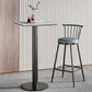 Ensemble de bar PCS 1/2/3/5 moderne avec table de pub carrée et tabourets métalliques pour la maison