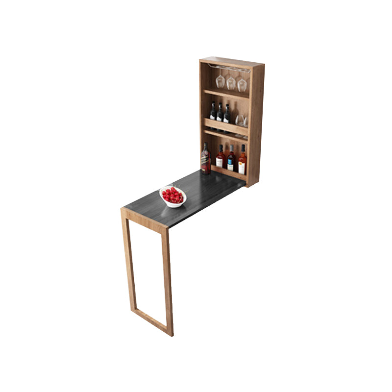 Stone Specialty Modem & Contemporary Pub Bar Table for Living Room Brown Without Chairs Clearhalo 'Bar Furniture' 'Bar Tables' 'bar_tables' 'furn' 'furn_bar_tables' 'Furniture' 'Kitchen & Dining Furniture' 7779472