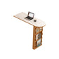 Stone Specialty Modem & Contemporary Pub Bar Table for Living Room Natural Wood White Without Chairs Clearhalo 'Bar Furniture' 'Bar Tables' 'bar_tables' 'furn' 'furn_bar_tables' 'Furniture' 'Kitchen & Dining Furniture' 7779476