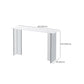 Modern Sintered Stone Top Rectangle Bar Dining Table with Acrylic Base