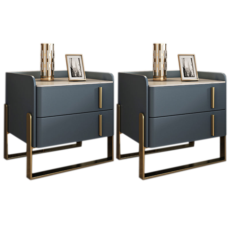 Glam -dennenladen omvatten accenttafel nachtkastje 20 "lang met benen