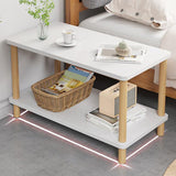 Scandinavian Open Storage Accent Table Nightstand 21" Tall with Legs Clearhalo 'Bedroom Furniture' 'furn' 'furn_night_stand' 'Furniture' 'night_stand' 'Nightstands' 7782404